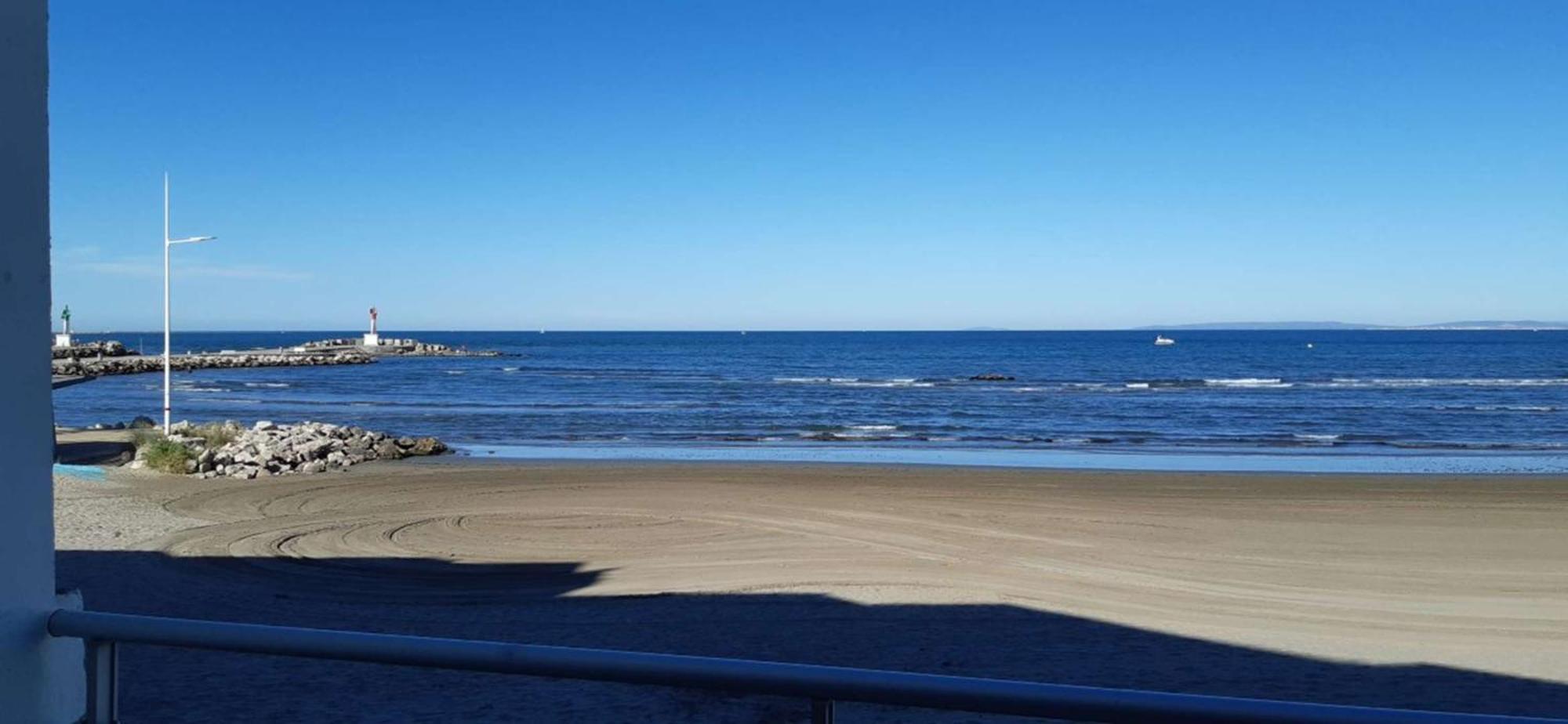 As22244- P4 Vue Mer, Sur La Plage A 2 Pas Du Centre Ville Avec Parking Prive 르그로뒤후아 외부 사진