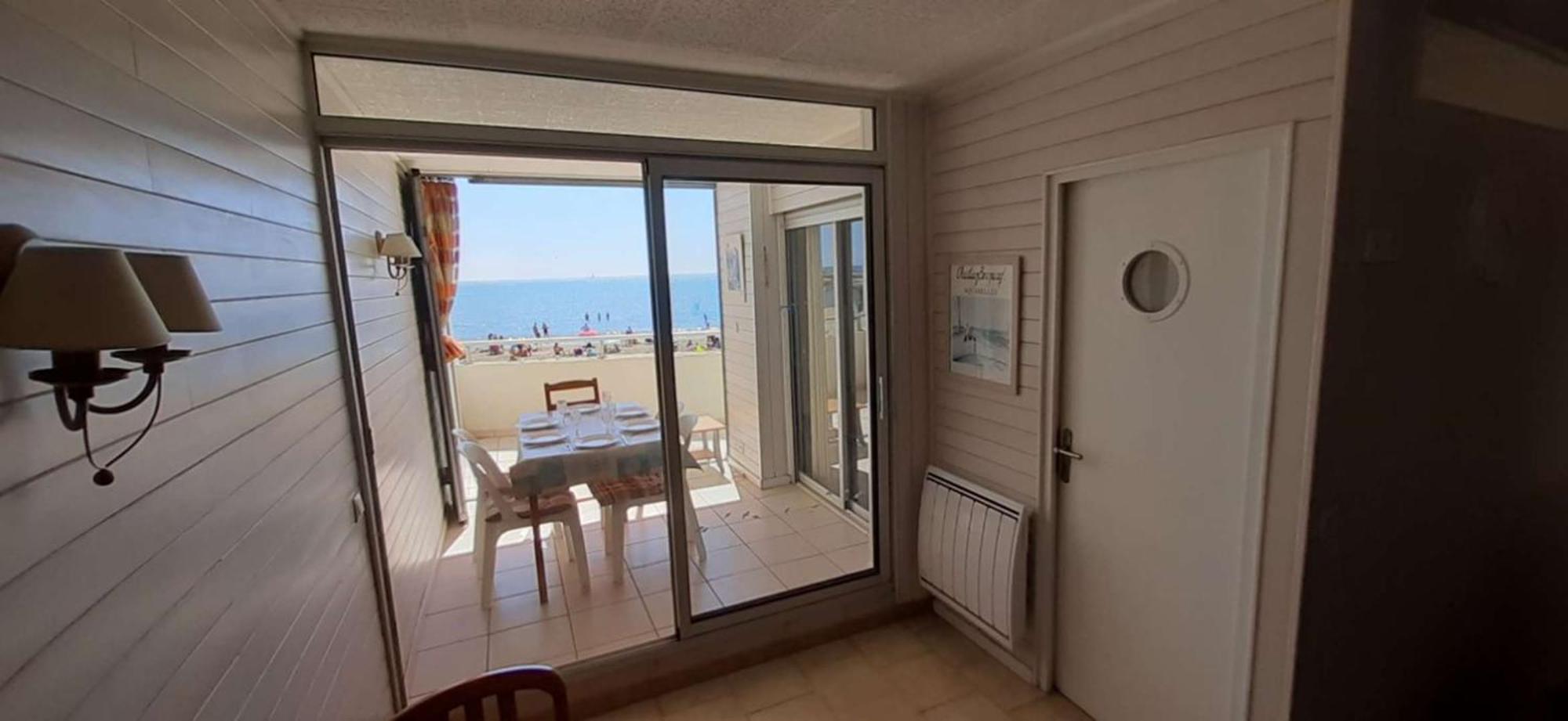 As22244- P4 Vue Mer, Sur La Plage A 2 Pas Du Centre Ville Avec Parking Prive 르그로뒤후아 외부 사진